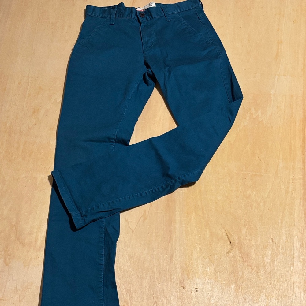 Levi’s 511 Slim 29x29 Teal Straight-Leg Jeans Unisex Styling